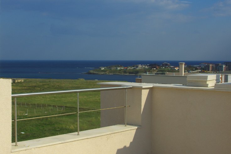 South view from terrace of Villa Duo, more beaches.