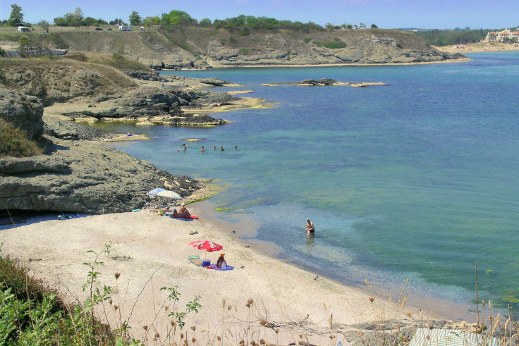 4 minutes walk, another small beach