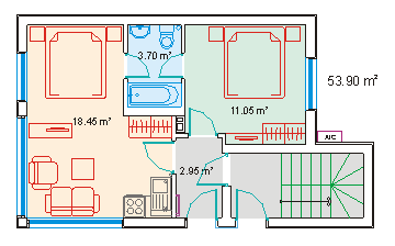 Appartement Duo 'a'